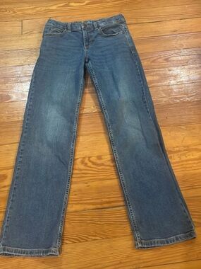 Kids Blue Straight-Leg Denim Jeans